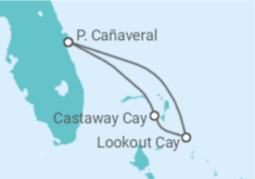 Itinerario del Crucero USA - Disney Cruise Line