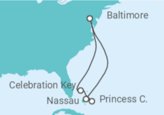 Itinerario del Crucero Bahamas - Carnival