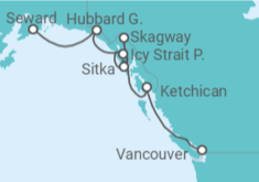 Itinerario del Crucero Alaska - Royal Caribbean