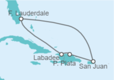 Itinerario del Crucero Puerto Rico - Royal Caribbean