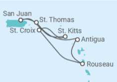 Itinerario del Crucero Islas Vírgenes - Eeuu, Antigua Y Barbuda - Royal Caribbean