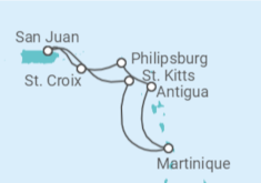 Itinerario del Crucero Saint Maarten, Antigua Y Barbuda, Martinica - Royal Caribbean