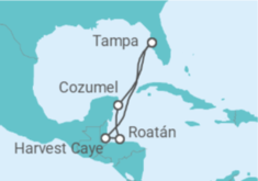 Itinerario del Crucero Honduras, México - Norwegian Cruise Line