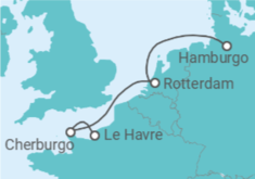Itinerario del Crucero Holanda, Francia - MSC Cruceros