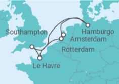 Itinerario del Crucero Francia, Reino Unido, Alemania - MSC Cruceros