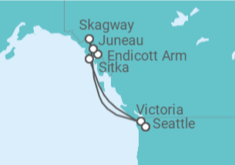 Itinerario del Crucero Alaska - Royal Caribbean