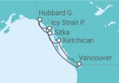 Itinerario del Crucero Alaska - Royal Caribbean