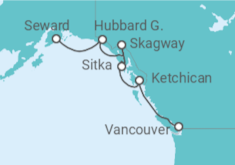 Itinerario del Crucero Alaska - Royal Caribbean