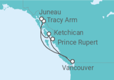 Itinerario del Crucero Alaska - Royal Caribbean
