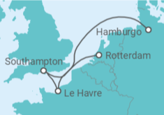 Itinerario del Crucero Francia, Reino Unido - MSC Cruceros