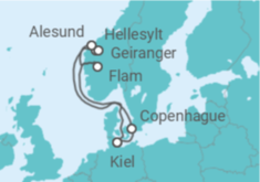 Itinerario del Crucero Noruega, Alemania - MSC Cruceros