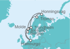Itinerario del Crucero Noruega - MSC Cruceros