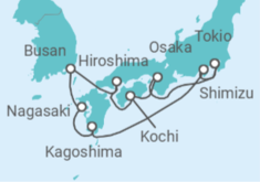 Itinerario del Crucero Japón, Corea Del Sur - Silversea