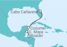 Itinerario del Crucero Honduras, México - Royal Caribbean