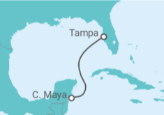 Itinerario del Crucero USA - Royal Caribbean
