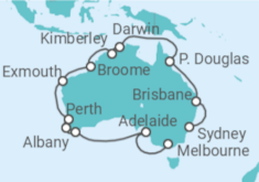 Itinerario del Crucero desde Melbourne (Australia) a Sydney (Australia) - Princess Cruises