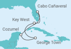 Itinerario del Crucero USA, Islas Caimán, México - Celebrity Cruises