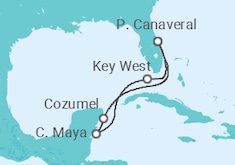 Itinerario del Crucero USA, México - Celebrity Cruises