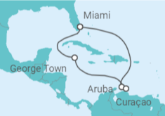 Itinerario del Crucero Aruba, Curaçao, Islas Caimán - Celebrity Cruises