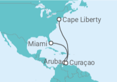 Itinerario del Crucero Aruba, Curaçao - Royal Caribbean