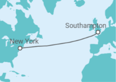 Itinerario del Crucero USA - Cunard
