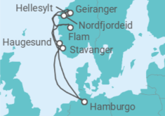 Itinerario del Crucero Noruega - Costa Cruceros