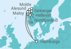 Itinerario del Crucero Noruega - Costa Cruceros