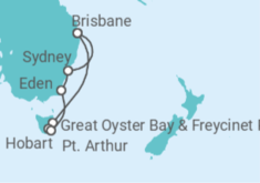 Itinerario del Crucero Australia - Princess Cruises