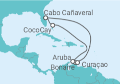 Itinerario del Crucero Curaçao, Bonaire, San Eustaquio y Saba, Aruba - Royal Caribbean