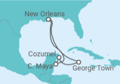 Itinerario del Crucero México, Islas Caimán - Royal Caribbean