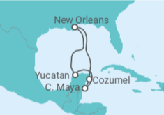 Itinerario del Crucero México - Royal Caribbean