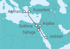 Itinerario del Crucero Jordania, Egipto, Turquía - Celestyal Cruises