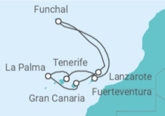 Itinerario del Crucero Islas Canarias - MSC Cruceros