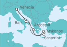 Itinerario del Crucero Grecia, Italia - Costa Cruceros