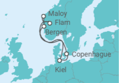 Itinerario del Crucero Dinamarca, Noruega - Costa Cruceros