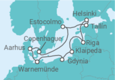 Itinerario del Crucero Dinamarca, Alemania, Polonia, Lituania, Letonia, Finlandia, Estonia, Suecia - MSC Cruceros