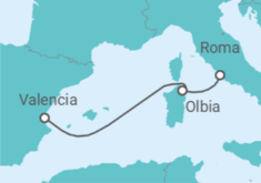 Itinerario del Crucero Italia - Costa Cruceros