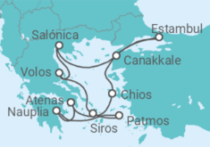 Itinerario del Crucero Grecia, Turquía - Azamara Club Cruises