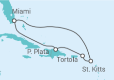 Itinerario del Crucero Islas Vírgenes - Reino Unido, San Cristóbal Y Nieves TI - Celebrity Cruises