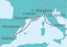 Itinerario del Crucero Marruecos, Portugal, España TI - Celebrity Cruises