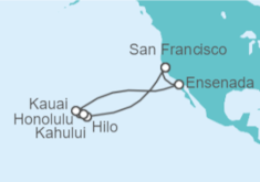 Itinerario del Crucero Islas Hawaianas - Princess Cruises