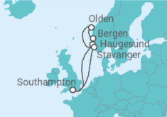 Itinerario del Crucero Noruega - Royal Caribbean