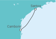 Itinerario del Crucero Brasil - MSC Cruceros