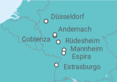 Itinerario del Crucero Rin Clásico - Crucemundo