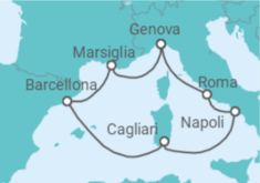 Itinerario del Crucero desde Seattle (EE.UU.)  a Miami (Florida) - Cunard