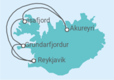 Itinerario del Crucero Islandia - Celebrity Cruises