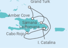 Itinerario del Crucero República Dominicana, Bahamas - Costa Cruceros