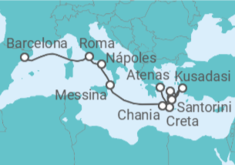 Itinerario del Crucero Grecia, Turquía, Italia - Princess Cruises