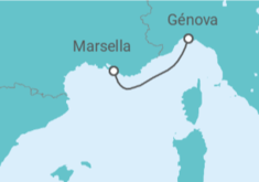 Itinerario del Crucero Francia - MSC Cruceros