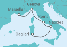 Itinerario del Crucero Italia - Costa Cruceros